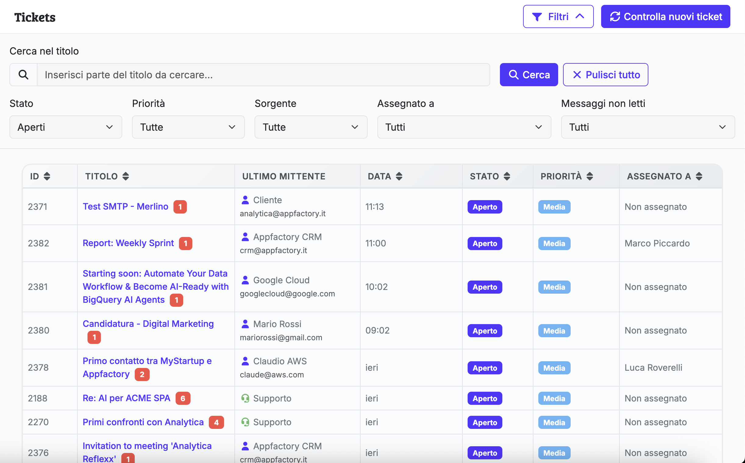 Ticketing Analytica